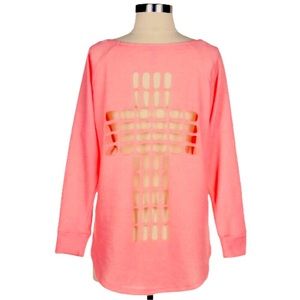 Voll Cross Cut Out Pullover Sweater S